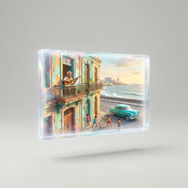 Postal de luz de La Habana