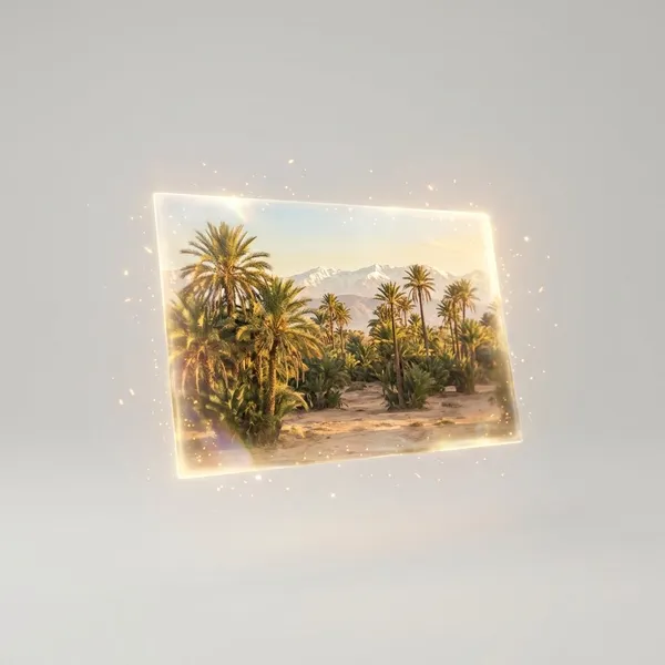 Postal de luz de Marrakech